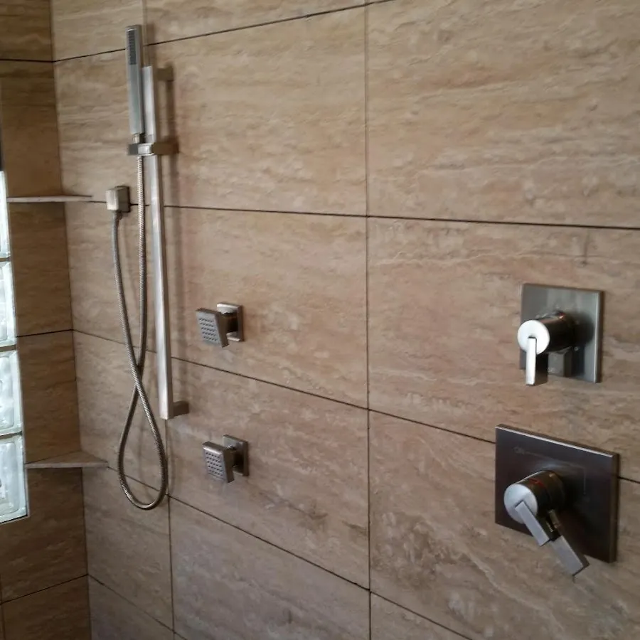 Shower fixture installation for Water Heater Replacement in Monroe